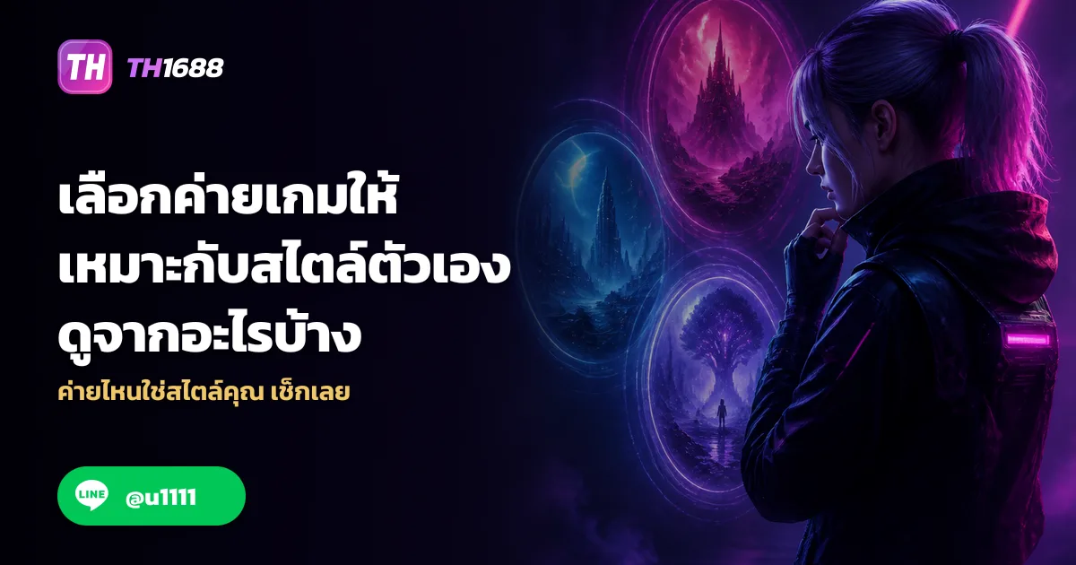 เลือกค่ายเกมสล็อต ให้เหมาะกับสไตล์การเล่นดูอย่างไร